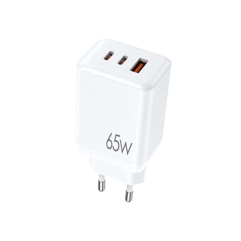 Adaptor GaN 65W  USB(A+C+C)  - NCC - imagine 3
