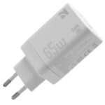Adaptor GaN 65W USB-A & Type C+C - NCC