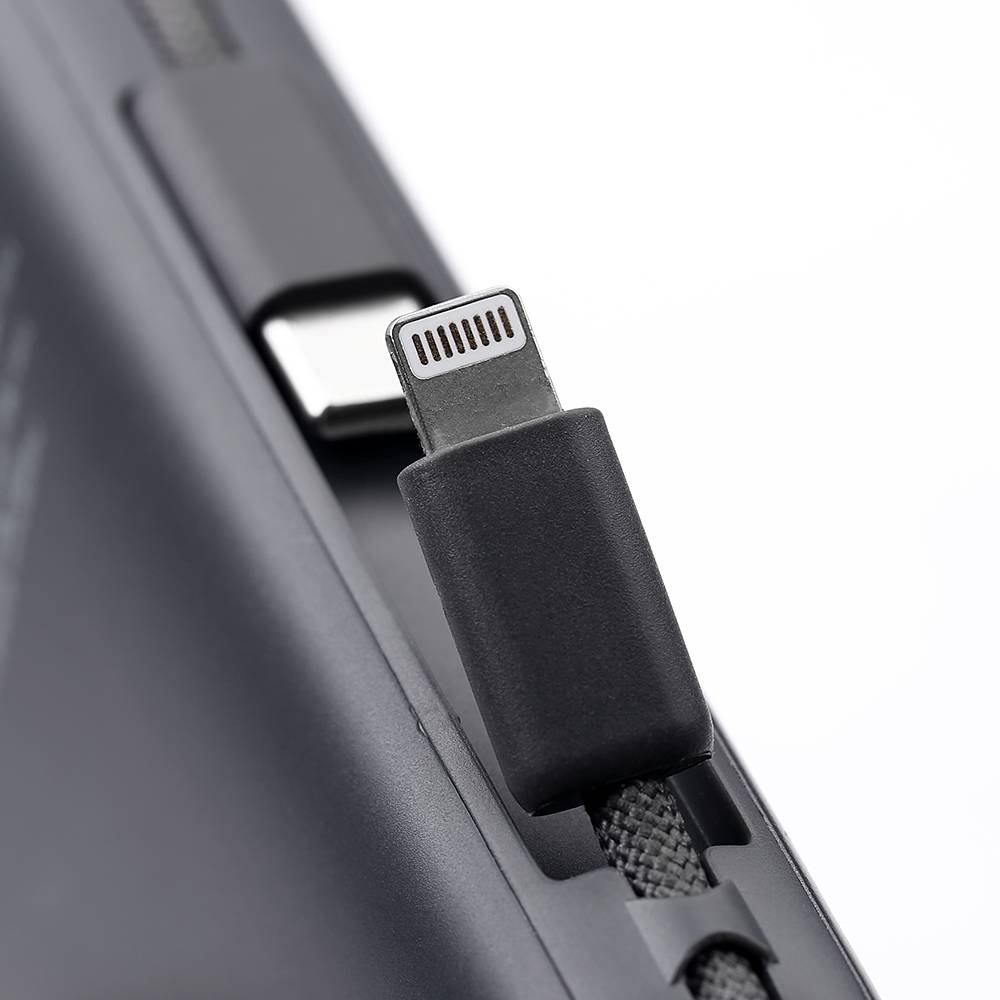 Baterie Externa 10000mAh cu Cablu Incorporat - NCC (AS-169) - imagine 4