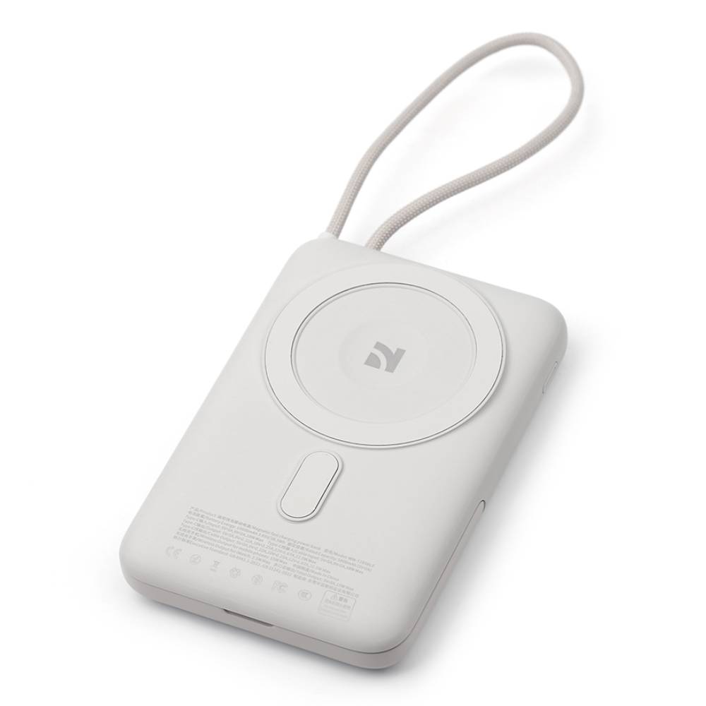 Baterie Externa 10000mAh cu Incarcare Wireless si Cablu Incorporat - NCC (WW-T185BLF) - imagine 6